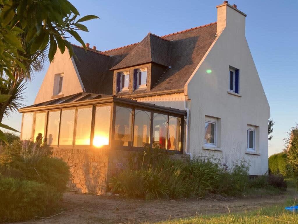 Kermartin - Maison De Famille Avec Vue Sur La Baie De Morlaix Plouézocʼh Eksteriør bilde
