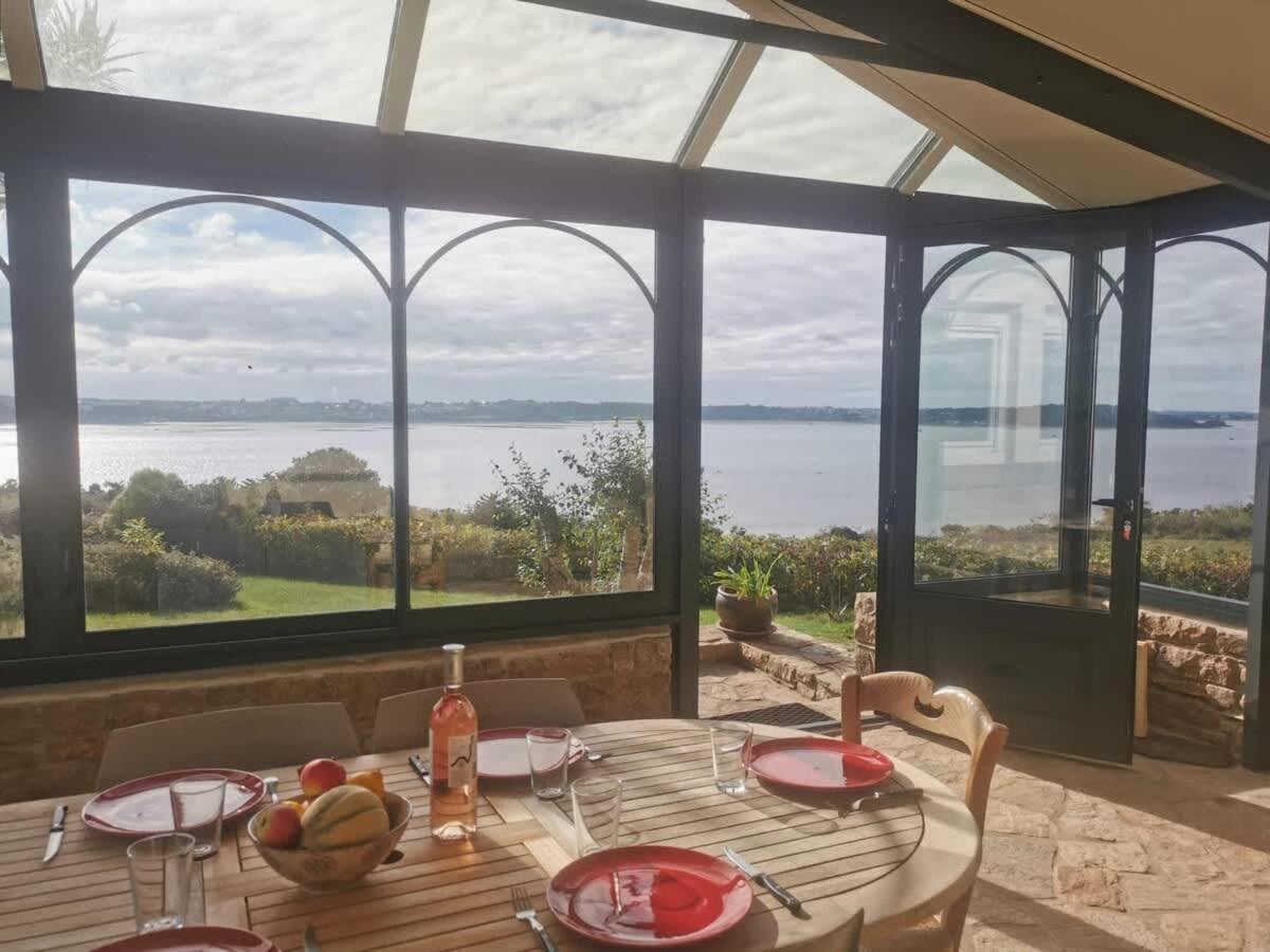 Kermartin - Maison De Famille Avec Vue Sur La Baie De Morlaix Plouézocʼh Eksteriør bilde