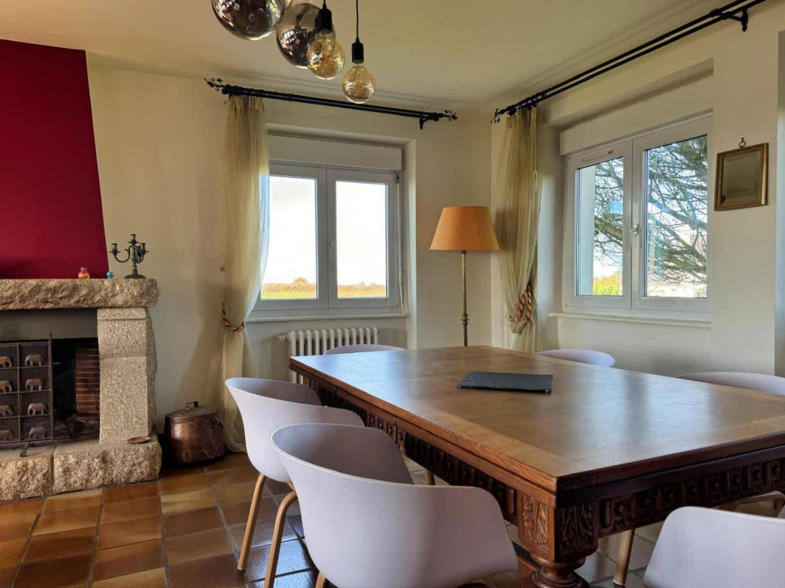 Kermartin - Maison De Famille Avec Vue Sur La Baie De Morlaix Plouézocʼh Eksteriør bilde