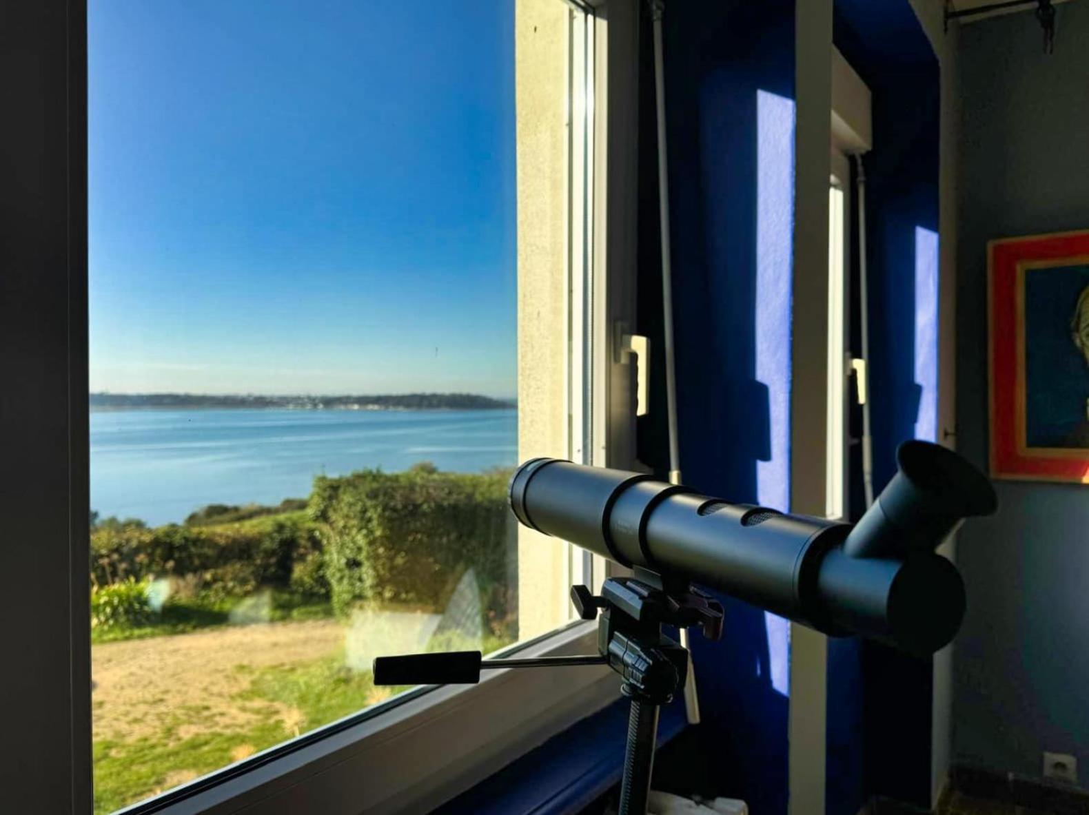 Kermartin - Maison De Famille Avec Vue Sur La Baie De Morlaix Plouézocʼh Eksteriør bilde